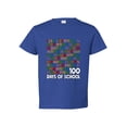 thumbnail image 1 of Wild Bobby 1 2 3 4 100 Days of School Colorful Counting, 100 Days of School 2024 2025 Design for Kids Youth Boys Girls School Toddler Crew Graphic T-Shirt, 1 of 6