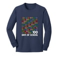 thumbnail image 1 of Wild Bobby 1 2 3 4 100 Days of School Colorful Counting, 100 Days of School 2024 2025 Design for Kids Youth Boys Girls School Youth Longsleeve Shirt, 1 of 6