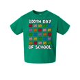 thumbnail image 1 of Wild Bobby 100th Day of School Cute Counting Pencils, 100 Days of School 2024 2025 Design for Kids Youth Boys Girls School Toddler Crew Graphic T-Shirt, 1 of 6