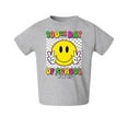 thumbnail image 1 of Wild Bobby 100th Day of School Retro Cute Smiley Face, 100 Days of School 2024 2025 Design for Kids Youth Boys Girls School Toddler Crew Graphic T-Shirt, 1 of 6