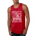 thumbnail image 1 of Wild Bobby, 1901 Widow Makers Skeleton Motorcycle Cars and Trucks Mens Graphic Tank Top, Red, X-Large, 1 of 3