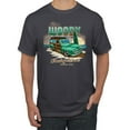 thumbnail image 1 of Wild Bobby, 1946 Vintage Ford Woody Chasing Waves Cars and Trucks Men's Graphic T-Shirt, Charcoal, Small, 1 of 3