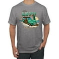 thumbnail image 1 of Wild Bobby, 1946 Vintage Ford Woody Chasing Waves Cars and Trucks Men's Graphic T-Shirt, Heather Grey, Large, 1 of 3