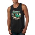 thumbnail image 1 of Wild Bobby, 1946 Vintage Ford Woody Chasing Waves Cars and Trucks Mens Graphic Tank Top, Black, Small, 1 of 3