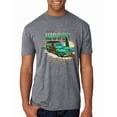 thumbnail image 1 of Wild Bobby, 1946 Vintage Ford Woody Chasing Waves Cars and Trucks Mens Premium Tri Blend T-Shirt, Premium Heather, 2XL, 1 of 3
