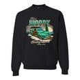 thumbnail image 1 of Wild Bobby, 1946 Vintage Ford Woody Chasing Waves Cars and Trucks Unisex Crewneck Graphic Sweatshirt, Black, 5XL, 1 of 3