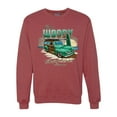 thumbnail image 1 of Wild Bobby, 1946 Vintage Ford Woody Chasing Waves Cars and Trucks Unisex Crewneck Graphic Sweatshirt, Vintage Heather Red, Medium, 1 of 3
