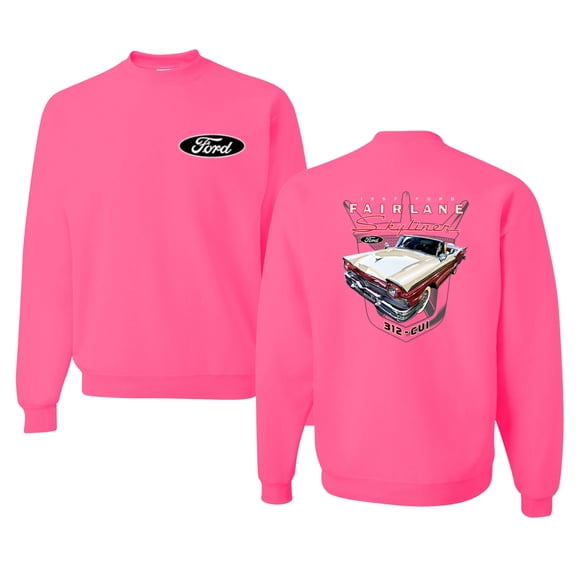 Wild Bobby 1957 Ford Fairlane Skyliner 312 Convertible Classic Vintage Car Lover Unisex Crewneck Sweatshirt