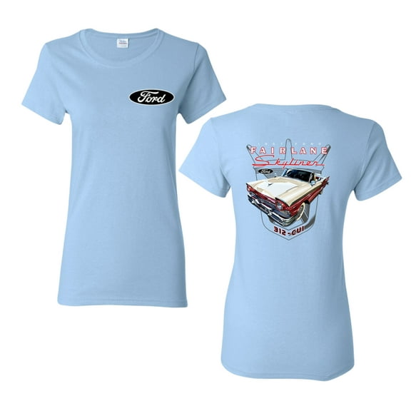 Wild Bobby 1957 Ford Fairlane Skyliner 312 Convertible Classic Vintage Car Lover Women Graphic Tee