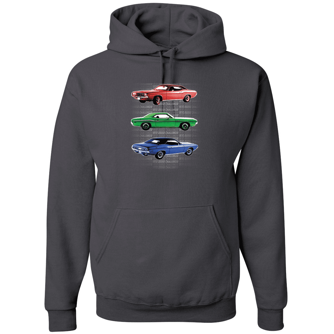 Wild Bobby 1970 Dodge Challenger Red Green Blue Classic Roadster