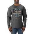 thumbnail image 1 of Wild Bobby, 1983 Vintage Distressed Ford Motors Legendary Power Cars and Trucks Mens Long Sleeve Shirt, Heather Black, Medium, 1 of 3