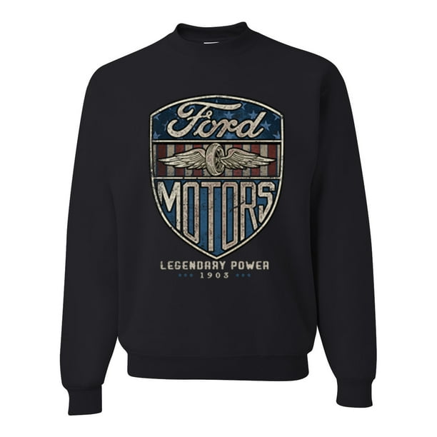 Wild Bobby 1983 Vintage Distressed Ford Motors Legendary Power Cars and Trucks Unisex Crewneck Graphic Sweatshirt Black Medium Walmart Business Supplies