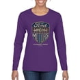 thumbnail image 1 of Wild Bobby, 1983 Vintage Distressed Ford Motors Legendary Power Cars and Trucks Womens Graphic Long Sleeve T-Shirt, Purple, Large, 1 of 3