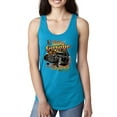 thumbnail image 1 of Wild Bobby, 1990 Vintage Garage Customs Hot Rod Classic Car Cars and Trucks Ladies Racerback Tank Top, Turquoise, Small, 1 of 3
