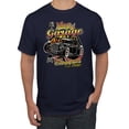 thumbnail image 1 of Wild Bobby, 1990 Vintage Garage Customs Hot Rod Classic Car Cars and Trucks Men's Graphic T-Shirt, Navy, Medium, 1 of 3