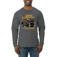thumbnail image 1 of Wild Bobby, 1990 Vintage Garage Customs Hot Rod Classic Car Cars and Trucks Mens Long Sleeve Shirt, Charcoal, 3XL, 1 of 3