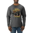 thumbnail image 1 of Wild Bobby, 1990 Vintage Garage Customs Hot Rod Classic Car Cars and Trucks Mens Long Sleeve Shirt, Heather Black, X-Large, 1 of 3