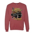 thumbnail image 1 of Wild Bobby, 1990 Vintage Garage Customs Hot Rod Classic Car Cars and Trucks Unisex Crewneck Graphic Sweatshirt, Vintage Heather Red, Large, 1 of 3