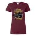 thumbnail image 1 of Wild Bobby, 1990 Vintage Garage Customs Hot Rod Classic Car Cars and Trucks Womens Graphic T-Shirt, Maroon, 3XL, 1 of 3