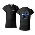 thumbnail image 1 of Wild Bobby 2025 Ford Mustang Dark Horse 500 HP 5.0L Women Standard V-Neck Tee, 1 of 5