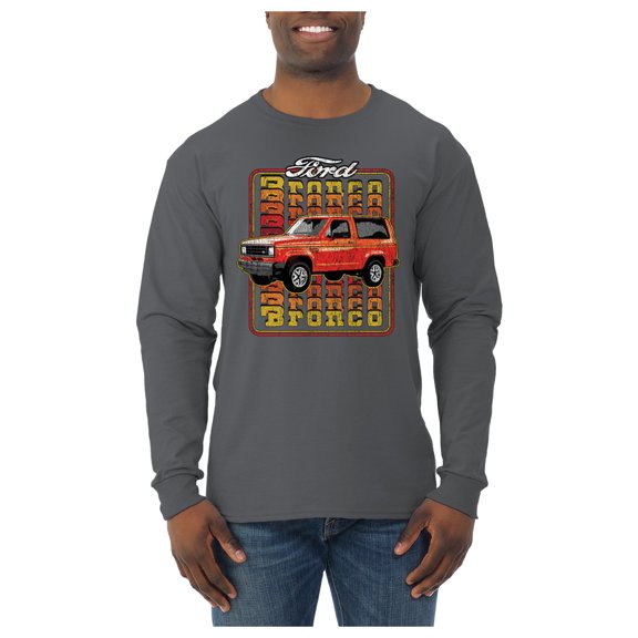 Wild Bobby '83 Ford Bronco II Men Long Sleeve Shirt