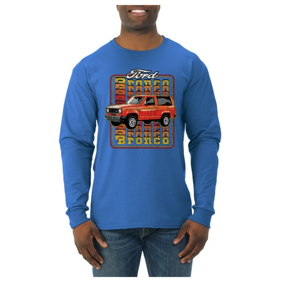Wild Bobby '83 Ford Bronco II Men Long Sleeve Shirt