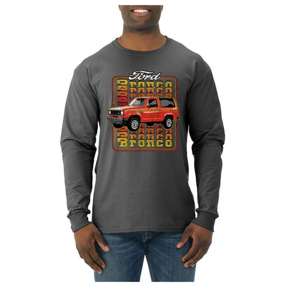 Wild Bobby '83 Ford Bronco II Men Long Sleeve Shirt