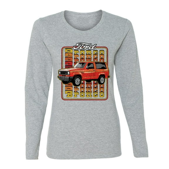 Wild Bobby '83 Ford Bronco II Women Graphic Long Sleeve Tee