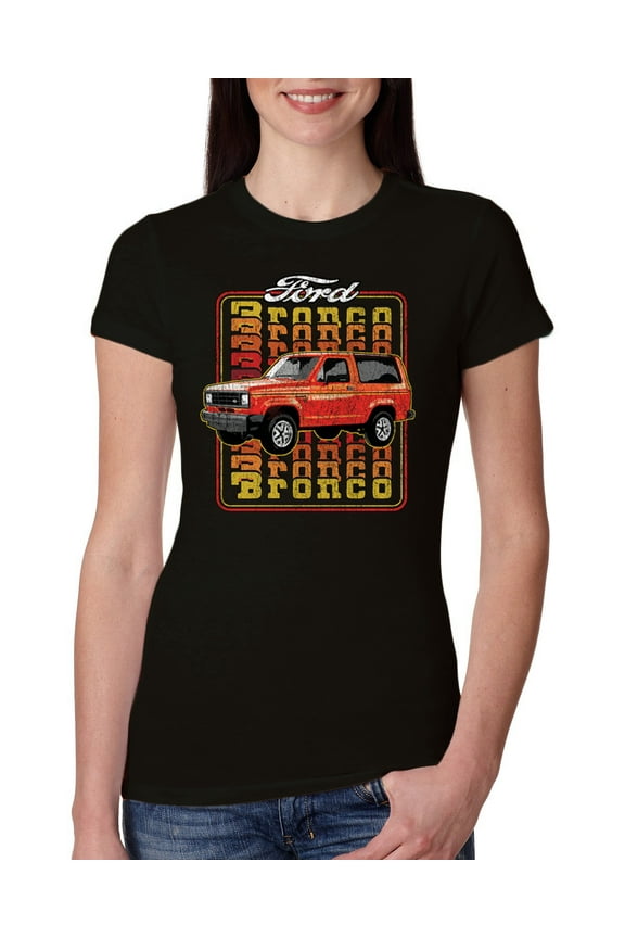 '83 Ford Bronco II Women Slim Fit Junior Tee