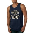 thumbnail image 1 of Wild Bobby, A Little Country, A Little Hood, Pop Culture, Men Graphic Tank Top, Navy, 3X-Large, 1 of 4