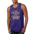 thumbnail image 1 of Wild Bobby, A Little Country, A Little Hood, Pop Culture, Men Graphic Tank Top, Purple, Small, 1 of 4