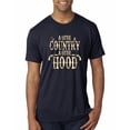 thumbnail image 1 of Wild Bobby, A Little Country, A Little Hood, Pop Culture, Men Premium Tri Blend Tee, Vintage Navy, X-Large, 1 of 4