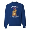 thumbnail image 1 of Wild Bobby A Mother's Love Is Like No Otter Unisex Crewneck Sweatshirt, 1 of 6