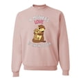 thumbnail image 1 of Wild Bobby A Mother's Love Is Like No Otter Unisex Crewneck Sweatshirt, 1 of 6
