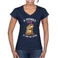 thumbnail image 1 of Wild Bobby A Mother's Love Is Like No Otter Women Standard V-Neck Tee, 1 of 6
