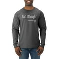 thumbnail image 1 of Wild Bobby, Ain't I Though? Sojourner Truth 1851, Mens Long Sleeve Tees, Heather Black, 3X-Large, 1 of 3