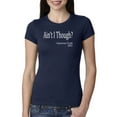 thumbnail image 1 of Wild Bobby, Ain't I Though? Sojourner Truth 1851, Womens Slim Fit Junior Tees, Navy, XX-Large, 1 of 3