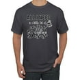 thumbnail image 1 of Wild Bobby All I Need is a Little Bit of Coffee & a Whole Lot of Jesus Inspirational/Christian Men Graphic Tee, Charcoal, Small, 1 of 6