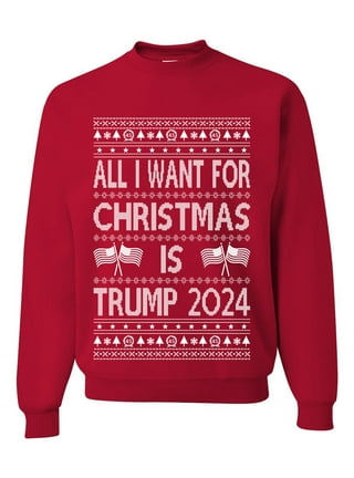 Donald Trump Christmas Sweatshirt, Merry Trumpmas