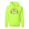 thumbnail image 1 of Wild Bobby All Star Cheerleading Megaphone Girl Sports Unisex Graphic Hoodie Sweatshirt, Safety Green, X-Large, 1 of 5