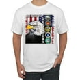 thumbnail image 1 of Wild Bobby, American Flag Godbless our Defenders Branches of Military, Men Graphic Tees, White, Large, 1 of 3