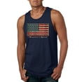 thumbnail image 1 of Wild Bobby, American Game Flag Baseball Bat Ball, Sports, Men Graphic Tank Top, Navy, 3XL, 1 of 3