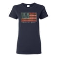 thumbnail image 1 of Wild Bobby, American Game Flag Baseball Bat Ball, Sports, Women Graphic Tee, Navy, 3XL, 1 of 3