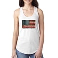 thumbnail image 1 of Wild Bobby, American Game Flag Baseball Bat Ball, Sports, Women Racerback Tank Top, White, Small, 1 of 3