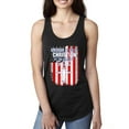thumbnail image 1 of Wild Bobby, American by Birth Christian by The Grace of GOD Inspirational/Christian Women Racerback Tank Top, Black, Small, 1 of 6