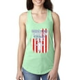 thumbnail image 1 of Wild Bobby, American by Birth Christian by The Grace of GOD Inspirational/Christian Women Racerback Tank Top, Mint, Medium, 1 of 6