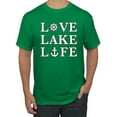 thumbnail image 1 of Wild Bobby, Anchor Wheels Love Lake Life, Men Graphic Tee, Kelly, Large, 1 of 4