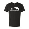 thumbnail image 1 of Wild Bobby Ancient Personal Trainers Funny Bear Chase Men Premium Tri Blend Tee, 1 of 6