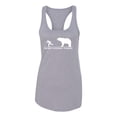 thumbnail image 1 of Wild Bobby Ancient Personal Trainers Funny Bear Chase Women Racerback Tank Top, 1 of 6