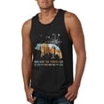 thumbnail image 1 of Wild Bobby, And Into The Forest I Go To Lose My Mind, Animal Lover, Men Graphic Tank Top, Black, Small, 1 of 4